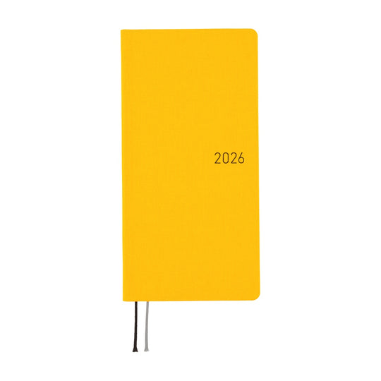 Hobonichi Weeks Mega English Tall & Slim Colours- Full Moon Yellow