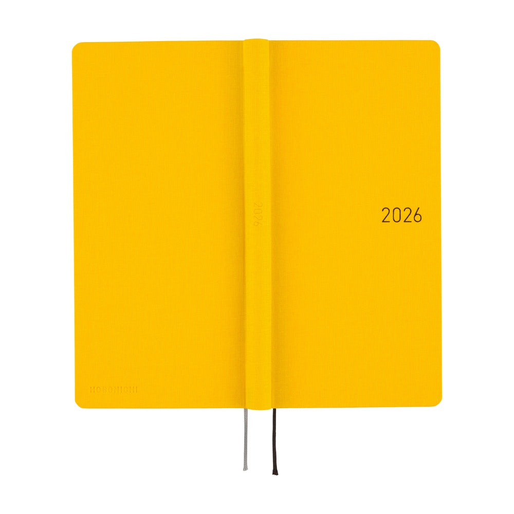 Hobonichi Weeks Mega English Tall & Slim Colours- Full Moon Yellow