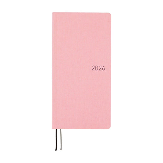 Hobonichi Weeks Mega English Tall & Slim Colours- Strawberry Milk