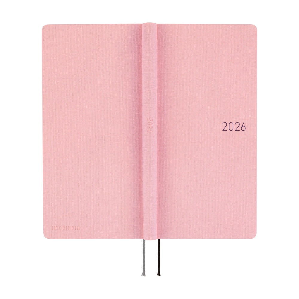 Hobonichi Weeks Mega English Tall & Slim Colours- Strawberry Milk