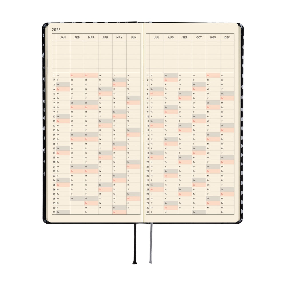Hobonichi Weeks English Tall & Slim Makato Matsubayashi- Dot