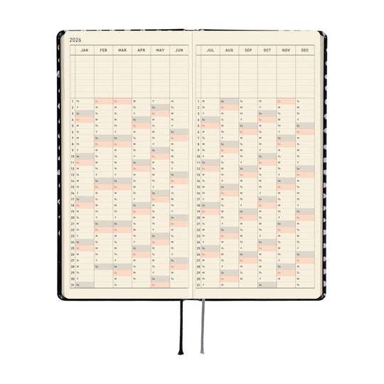 Hobonichi Weeks English Tall & Slim Makato Matsubayashi- Dot