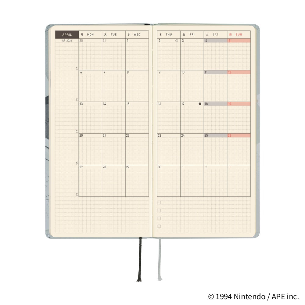Hobonichi Weeks English Tall &amp; Slim- The Secret of MOTHER 2