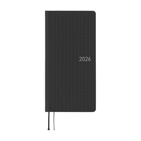 Hobonichi Weeks English Tall & Slim Paper Series- Black Gingham