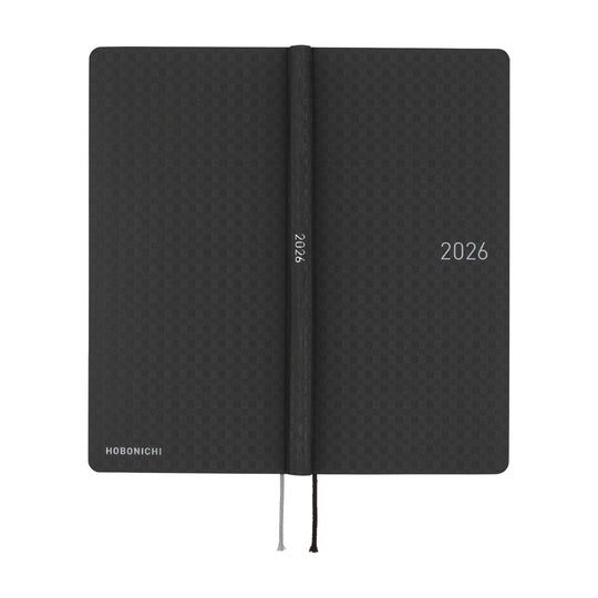 Hobonichi Weeks English Tall & Slim Paper Series- Black Gingham