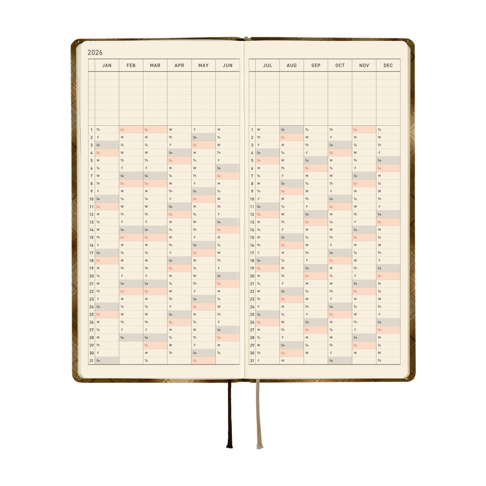 Hobonichi Weeks English Tall & Slim Shirt Fabric- Foggy Plaid