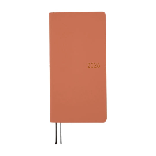 Hobonichi Weeks English Tall & Slim Smooth- Milk Cocoa
