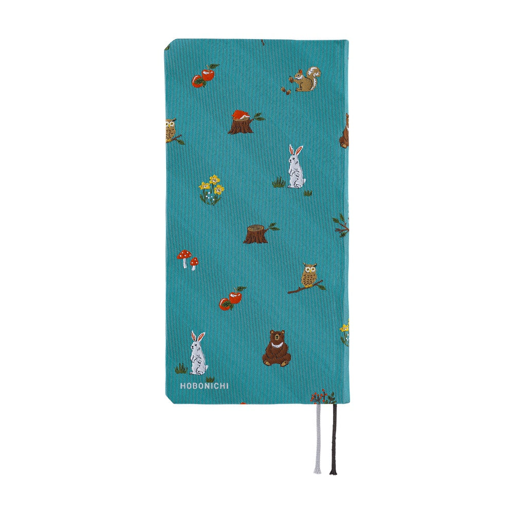 Hobonichi Weeks English Tall & Slim Bow & Tie- In the Forest