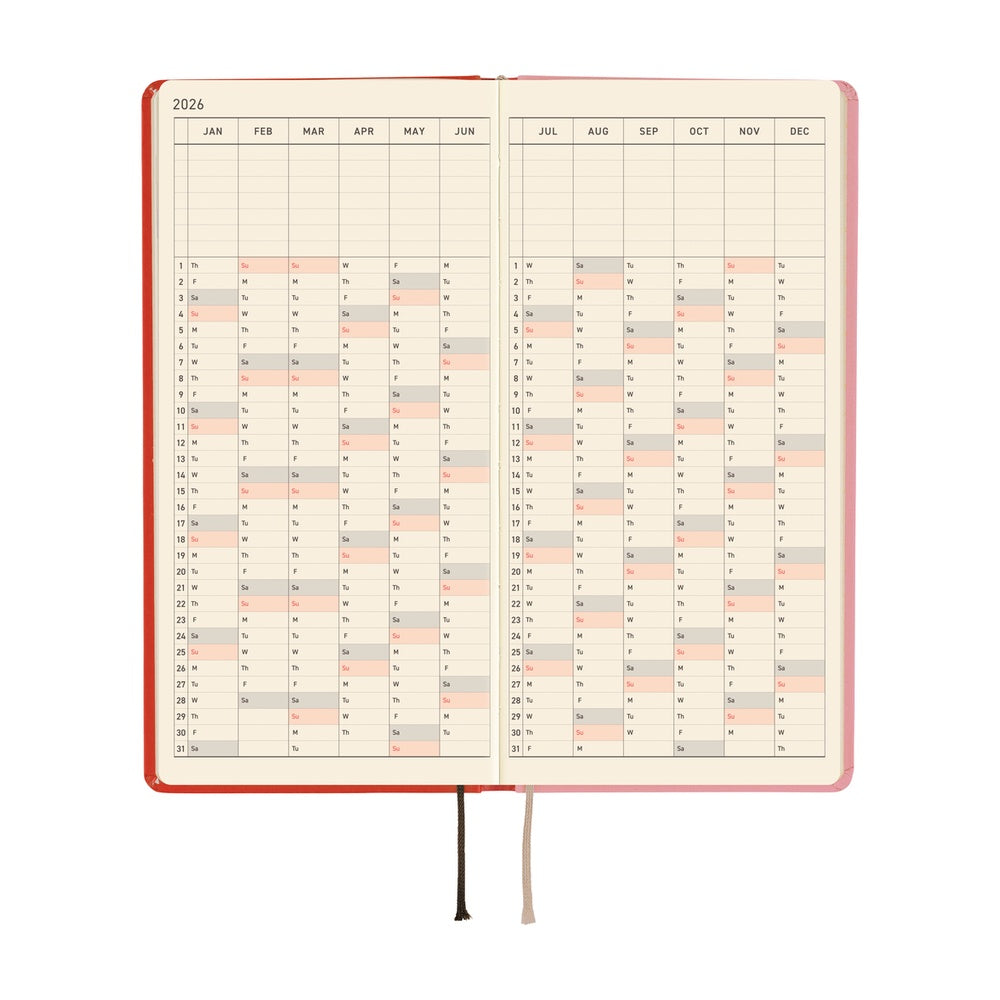 Hobonichi Weeks English Tall & Slim Tolight- A Bright Year