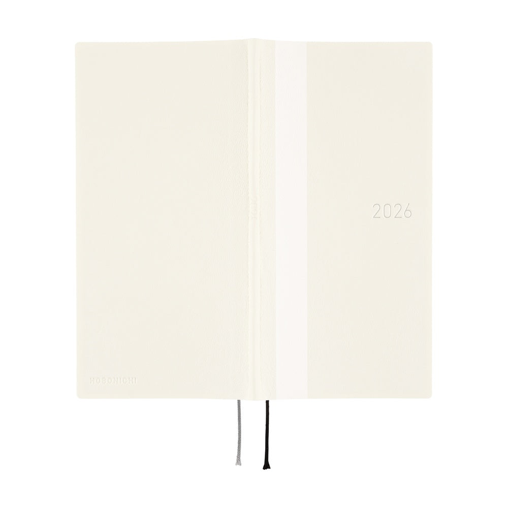 Hobonichi Weeks English Tall & Slim White Line- Ivory