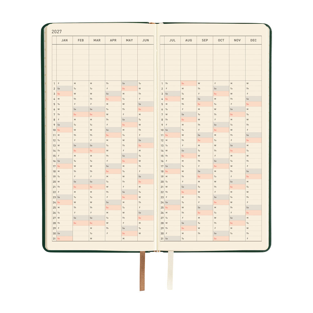 Hobonichi  |  Leather Forest Green