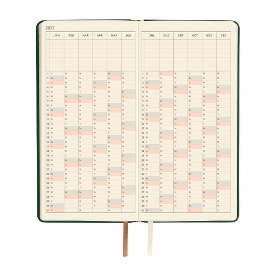 Hobonichi  |  Leather Forest Green