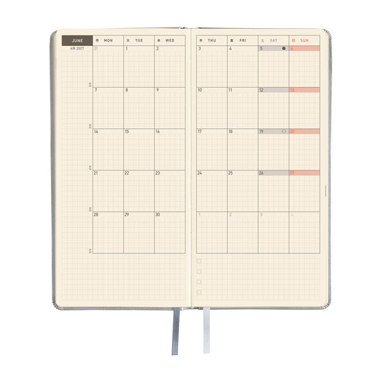 Hobonichi  |  Leather Noble Silver