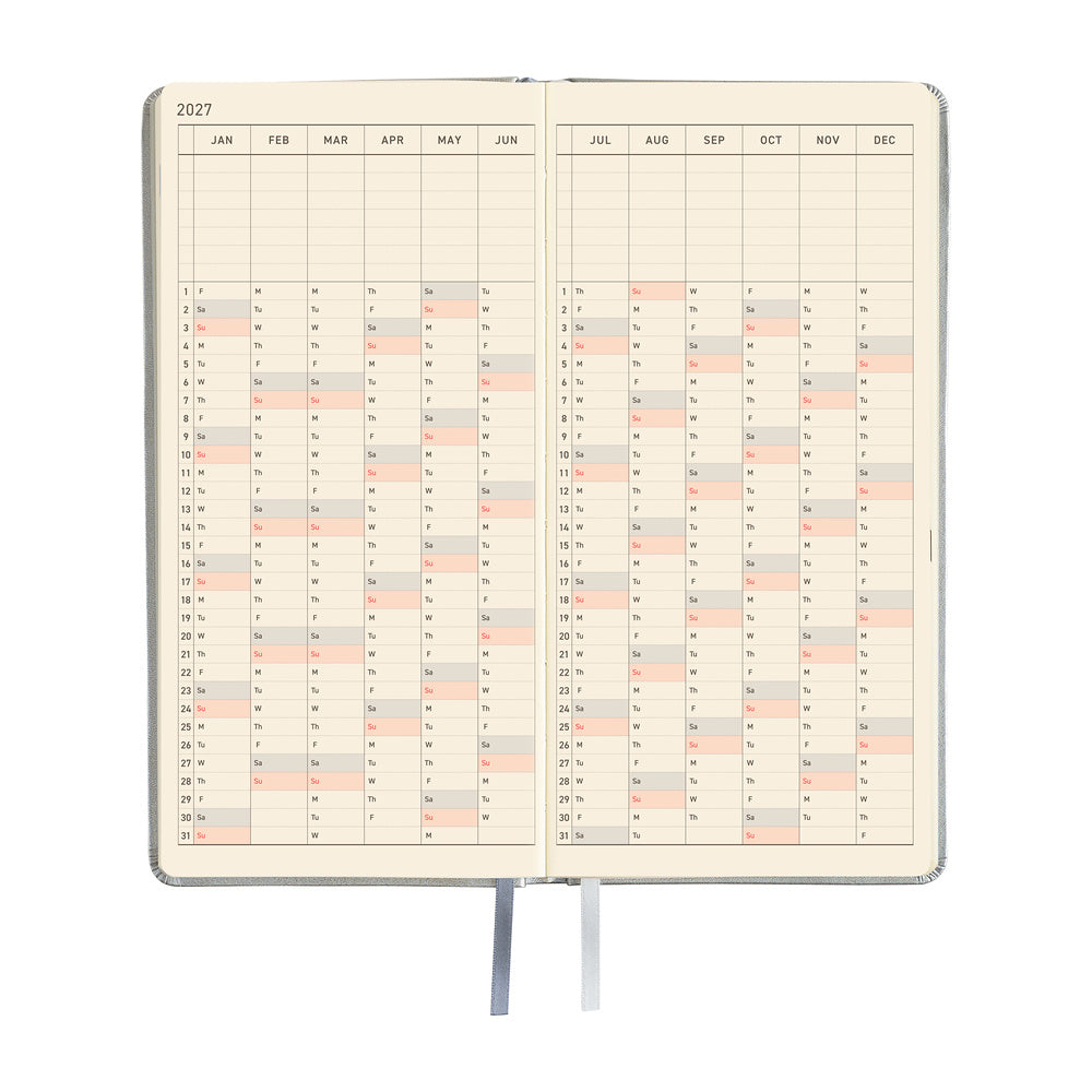 Hobonichi  |  Leather Noble Silver
