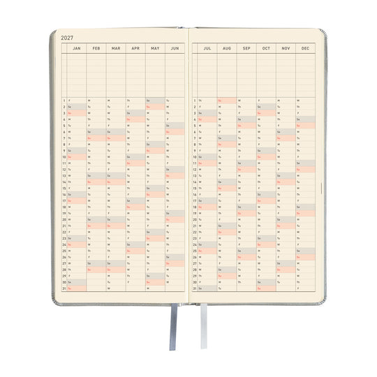 Hobonichi  |  Leather Noble Silver