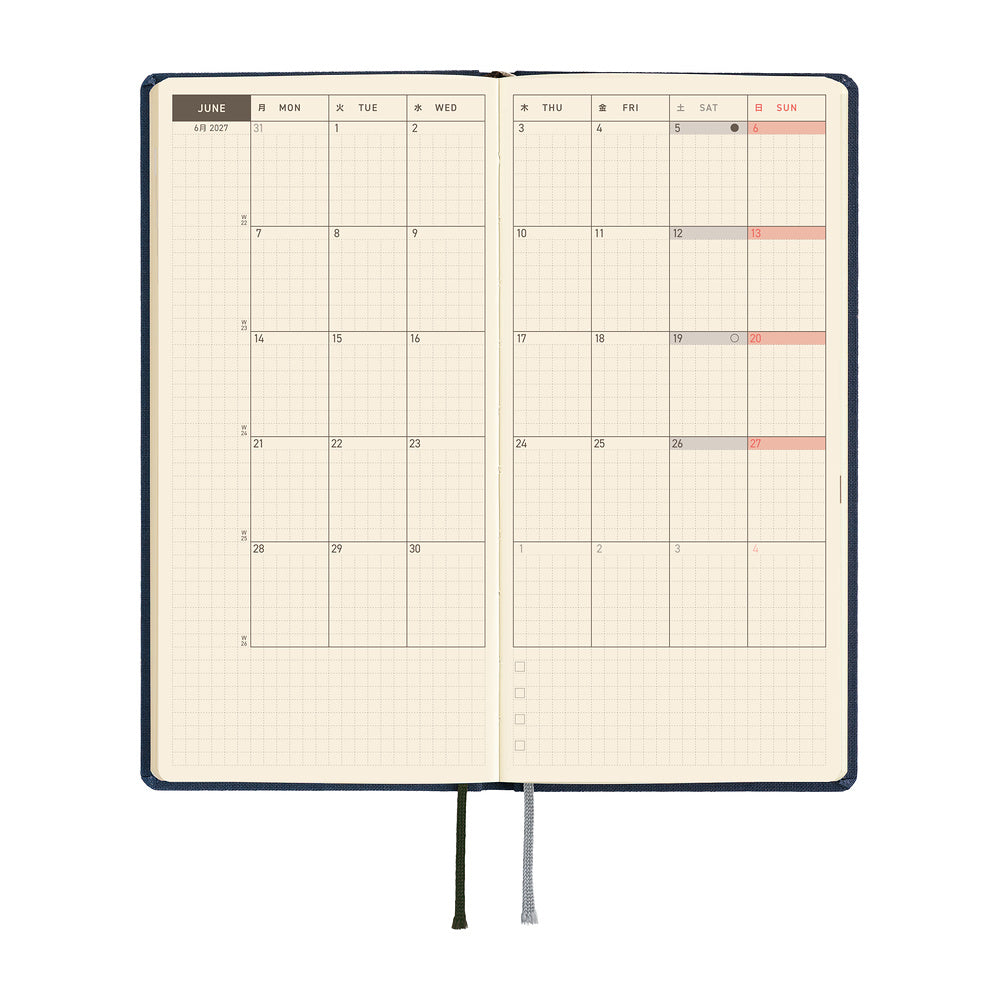 Hobonichi  |  Colours Midnight Blue