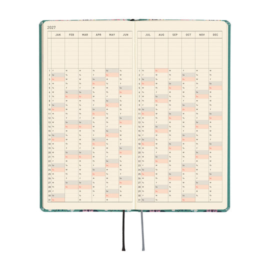 Hobonichi  |  Yumi Kitagishi White Cat Wallpaper Weeks