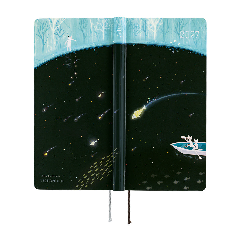 Hobonichi  | Hiroko Kubota Meteor Shower in the Light Blue Forest Weeks