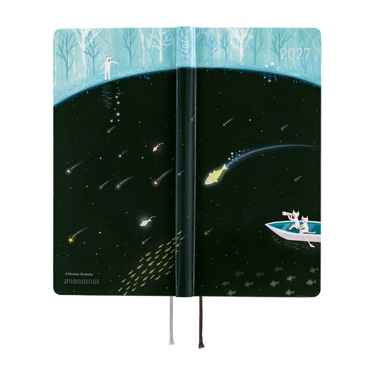 Hobonichi  | Hiroko Kubota Meteor Shower in the Light Blue Forest Weeks
