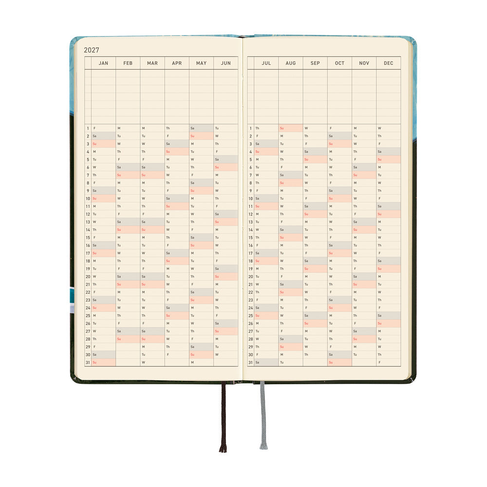 Hobonichi  | Hiroko Kubota Meteor Shower in the Light Blue Forest Weeks
