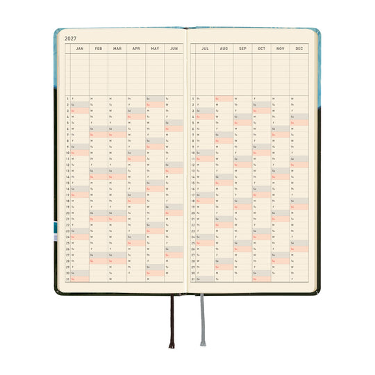 Hobonichi  | Hiroko Kubota Meteor Shower in the Light Blue Forest Weeks