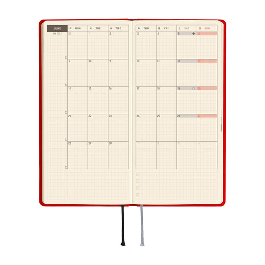 Hobonichi  |  Colours Poppy Red MEGA