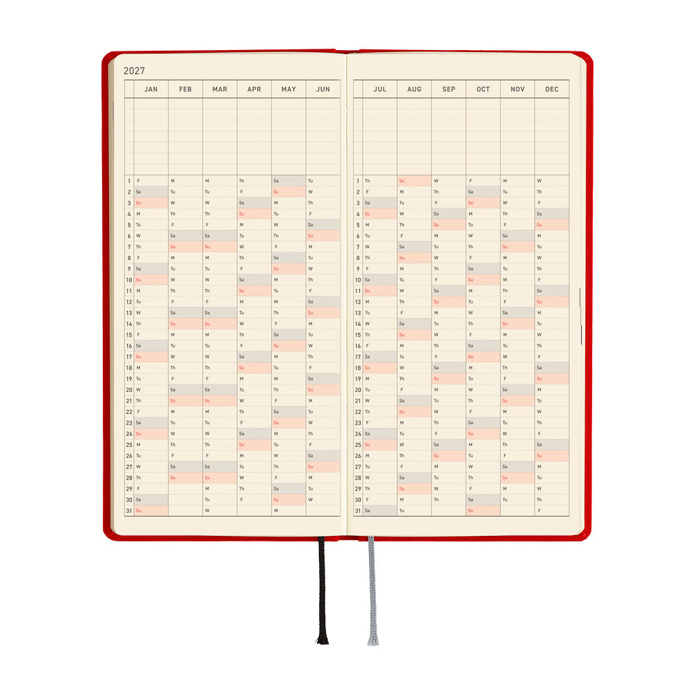 Hobonichi  |  Colours Poppy Red MEGA