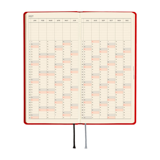 Hobonichi  |  Colours Poppy Red MEGA