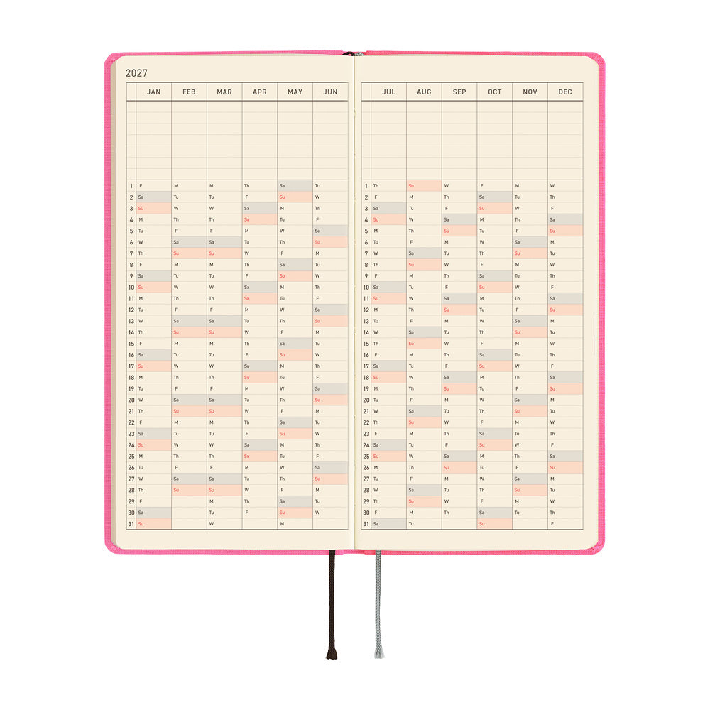 Hobonichi  |  Colours Pink Sapphire MEGA