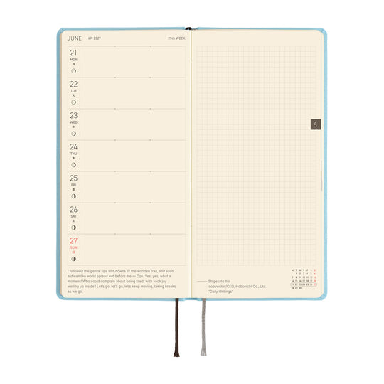 Hobonichi  |  Colours Sea Glass MEGA