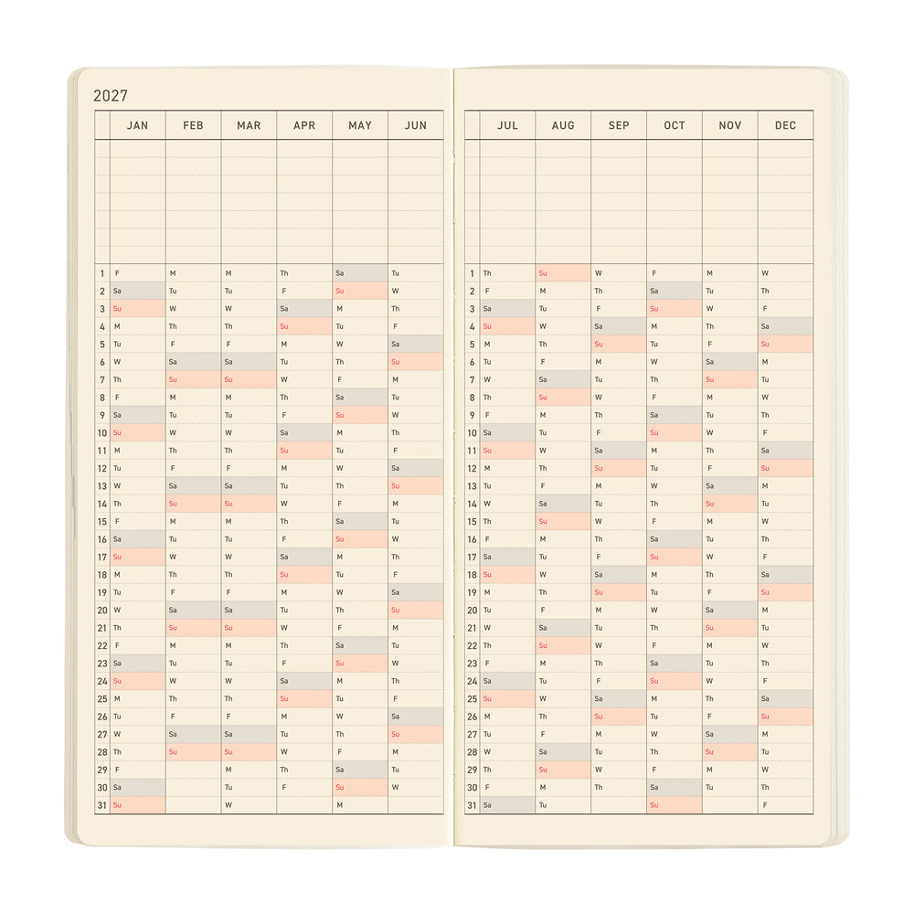 Hobonichi  |  Sneaker Mandarin Orange MEGA