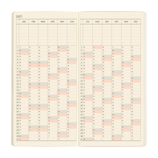 Hobonichi  |  Sneaker Mandarin Orange MEGA