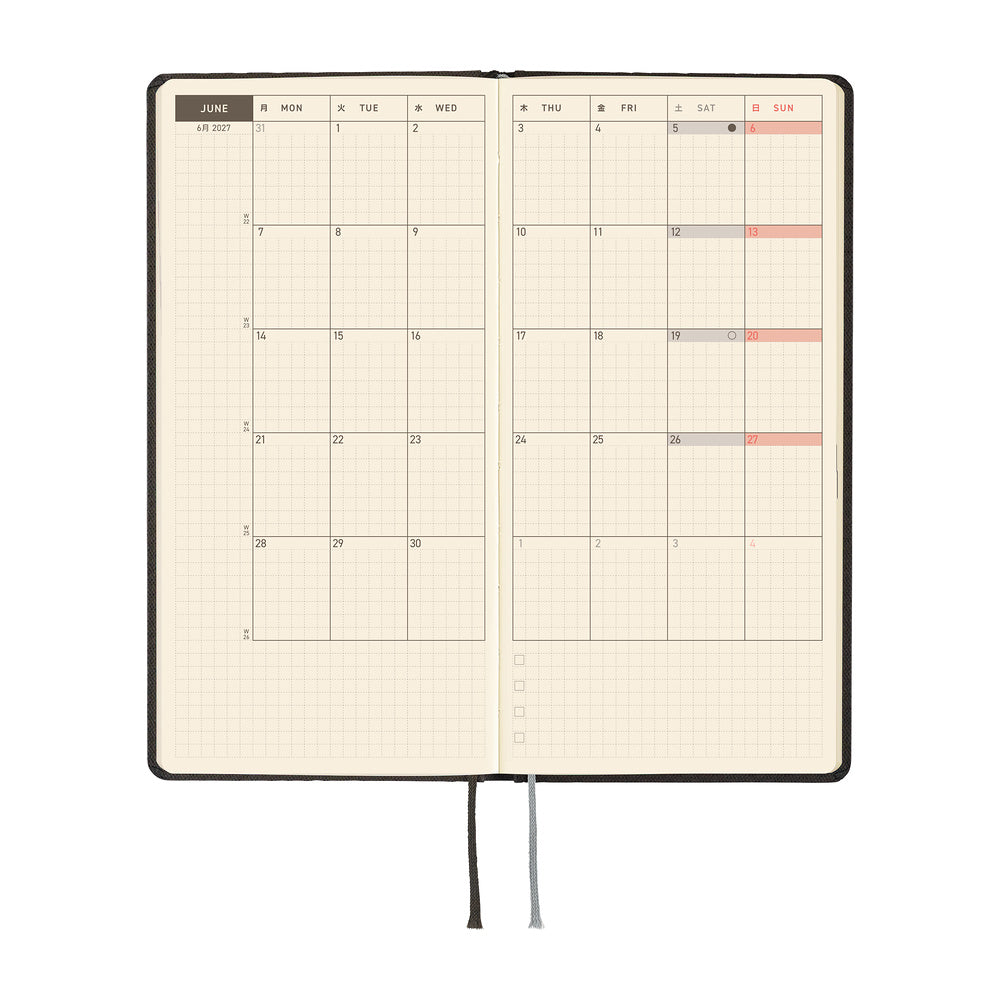 Hobonichi  |  Paper Series Black Argyle