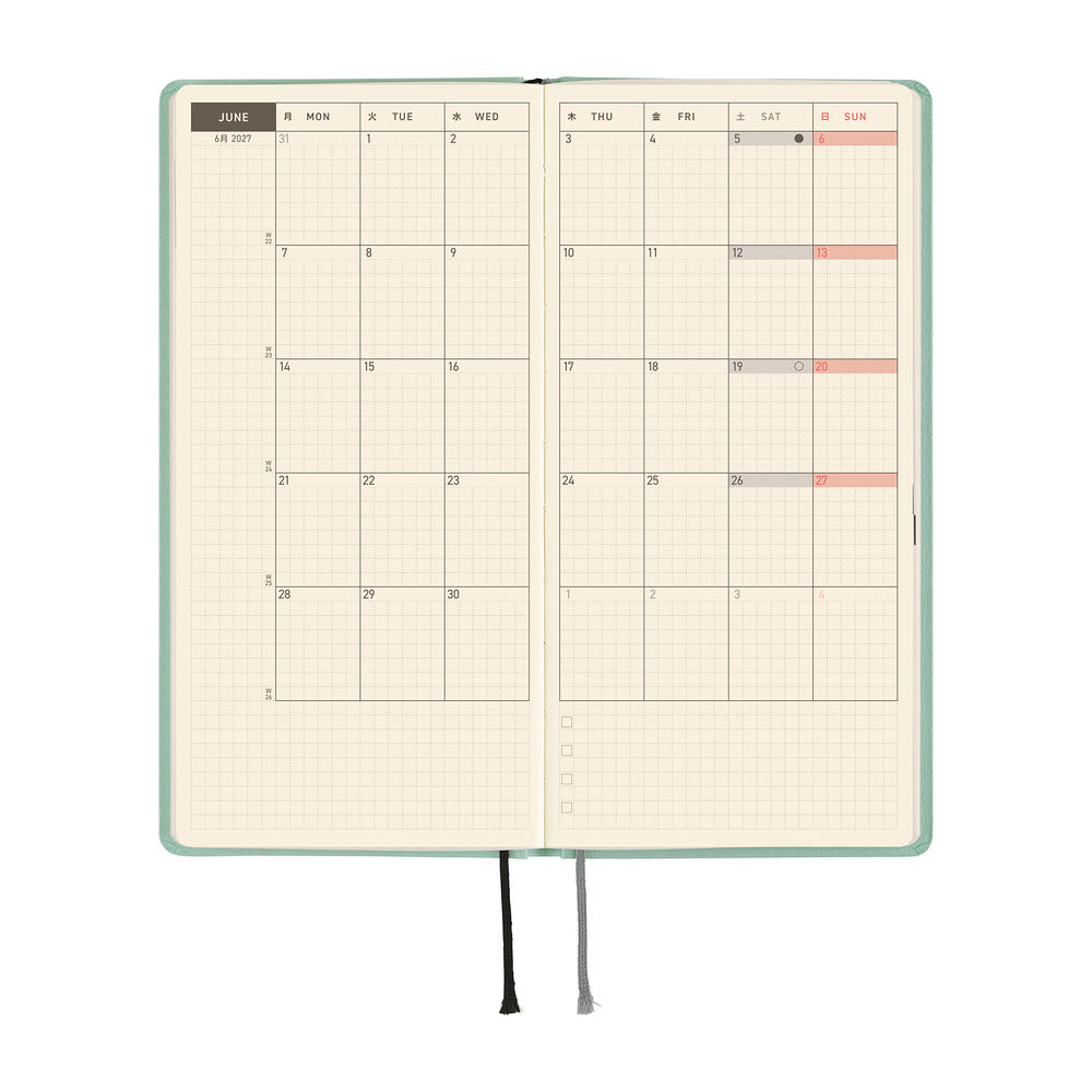 Hobonichi  |  Paper Series Frosty Jade