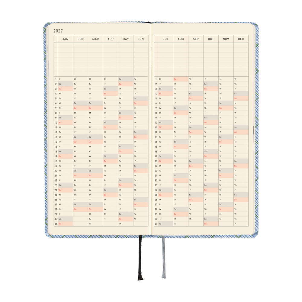 Hobonichi  |  Shirt Fabric Graph Plaid