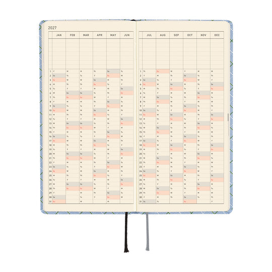 Hobonichi  |  Shirt Fabric Graph Plaid