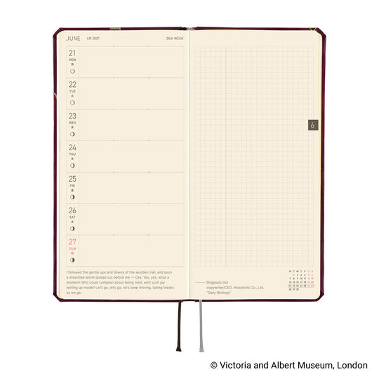 Hobonichi  | V&amp;A Series Welcome to the V&amp;A
