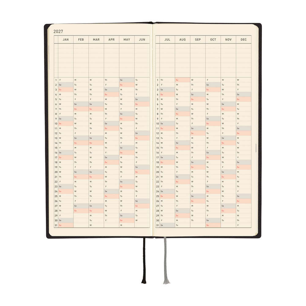Hobonichi  |  White Line Black Weeks