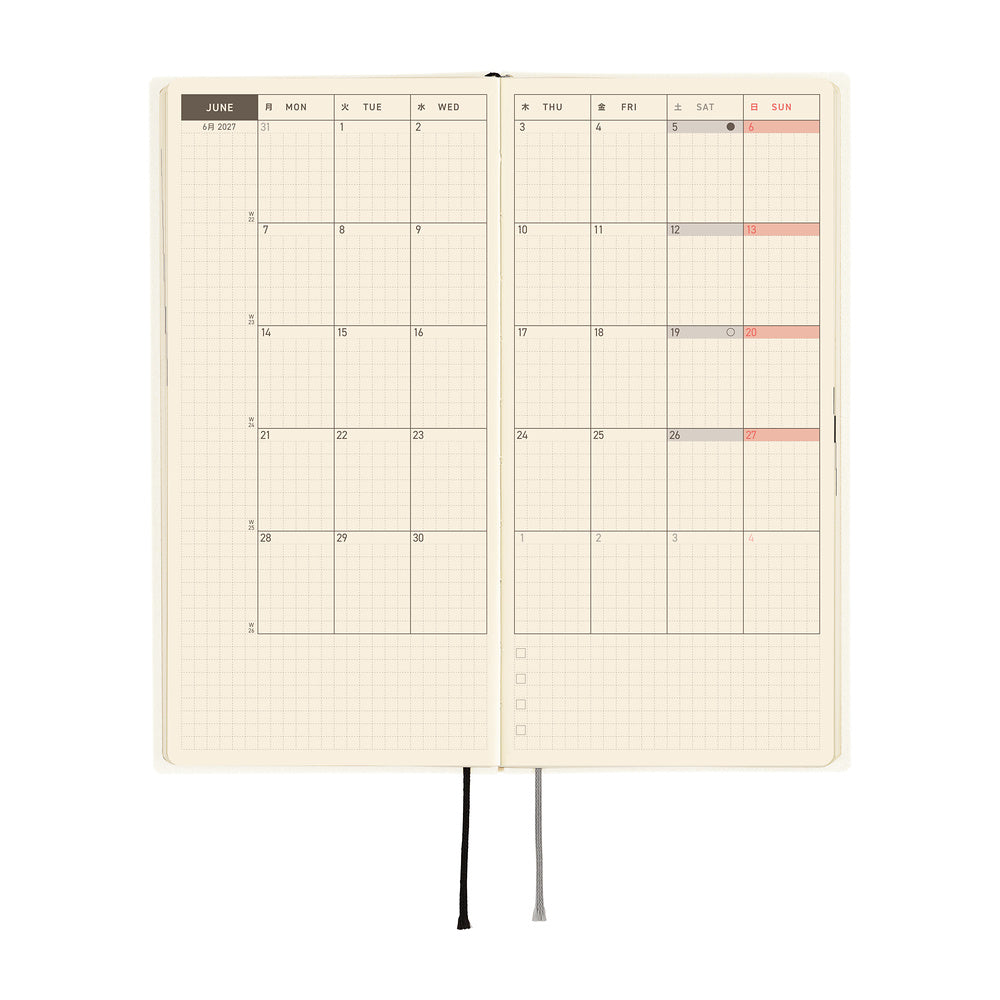 Hobonichi  |  White Line Ivory Weeks