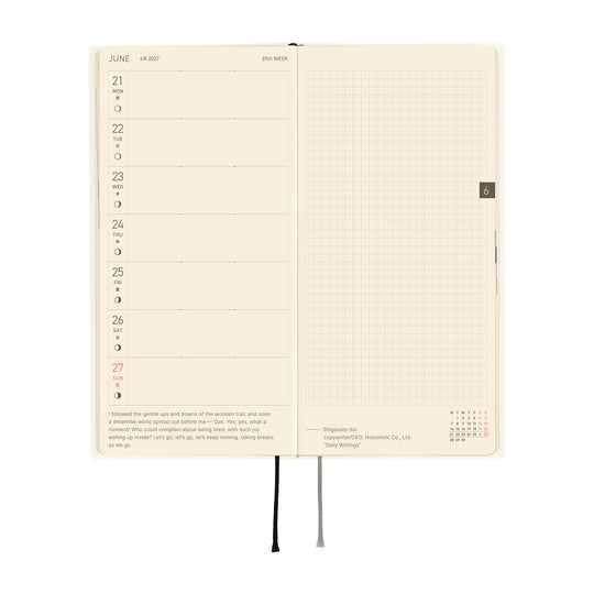Hobonichi  |  White Line Ivory Weeks