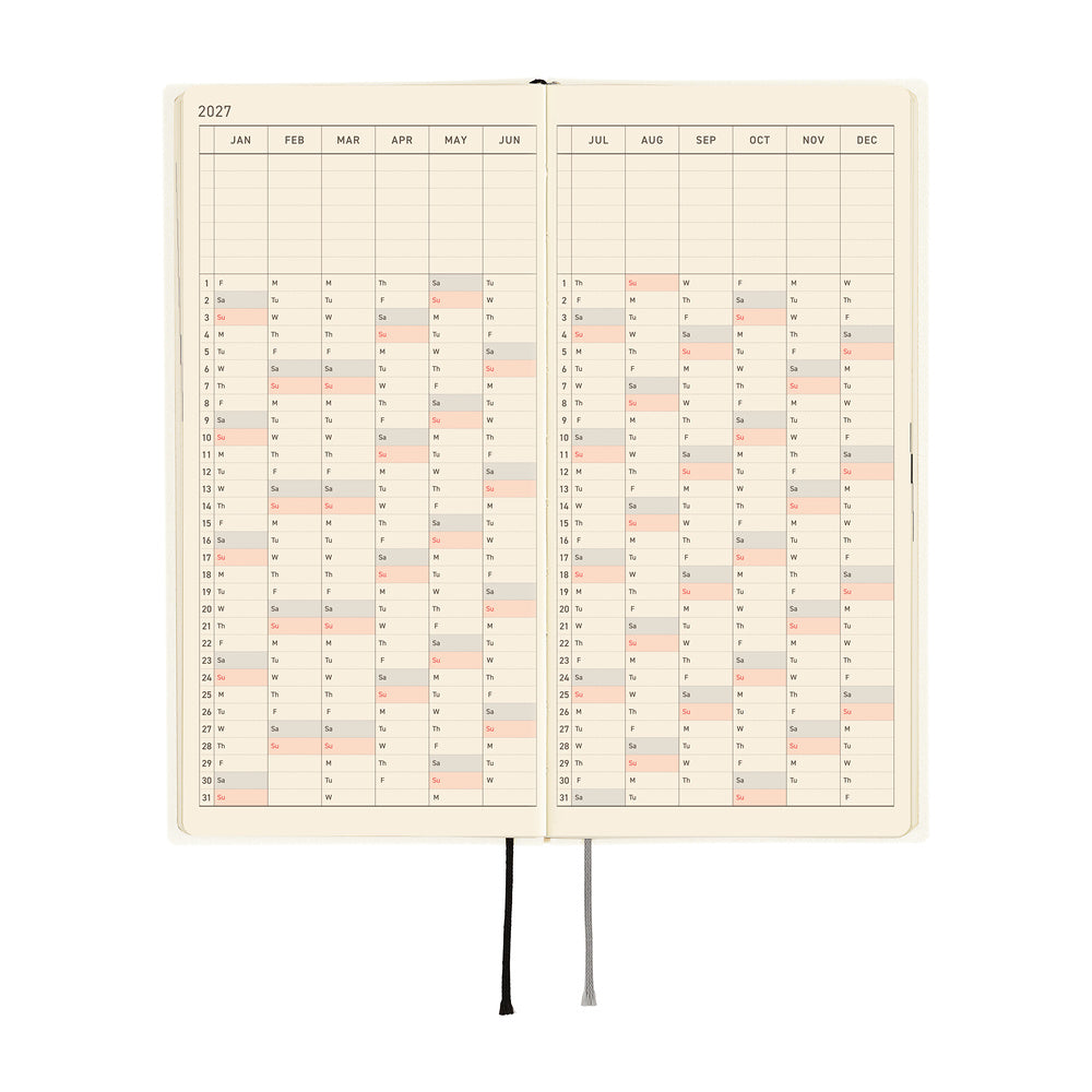 Hobonichi  |  White Line Ivory Weeks