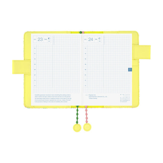 Hobonichi Techo A6 Original Cover Minä Perhonen- Skylful (Yellow)