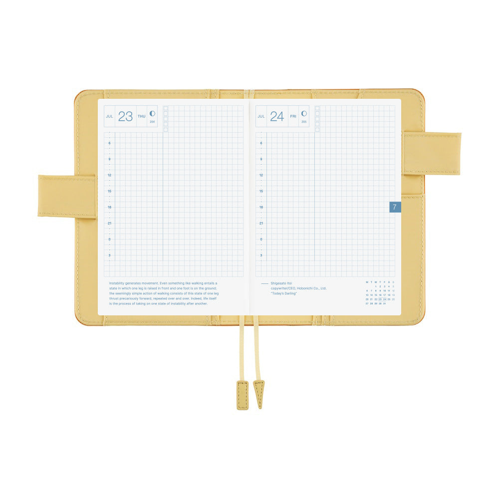 Hobonichi Techo A6 Original Cover- Butterscotch