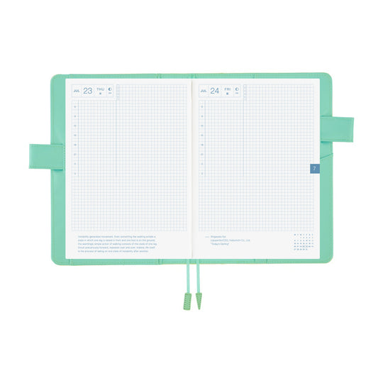 Hobonichi A5 Cover Colours- Chamomile Mint