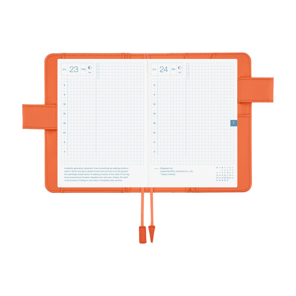 Hobonichi Techo A6 Original Cover- Airy Flamingo