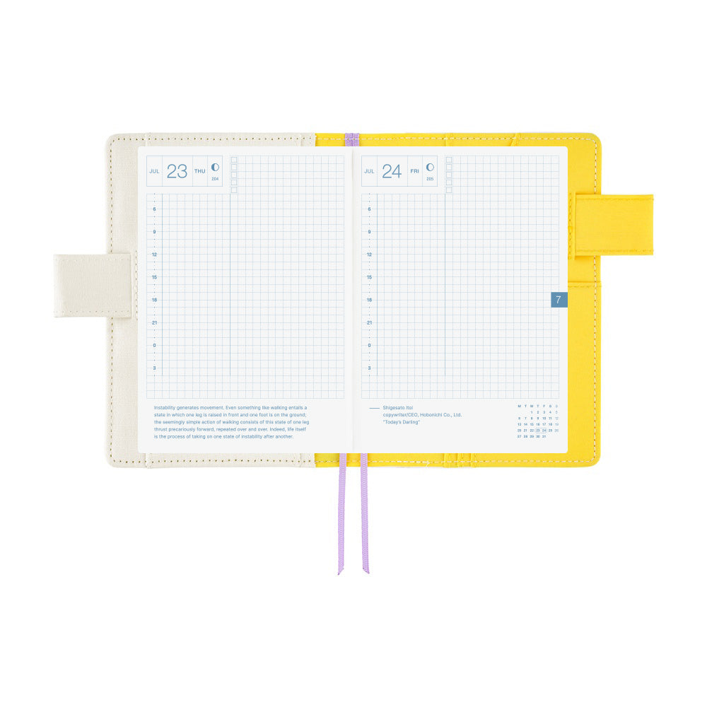 Hobonichi A6 Cover Yuichi Inoue-  Hana (Flower)
