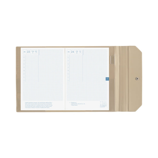 Hobonichi A5 Cover Alettone- Grey