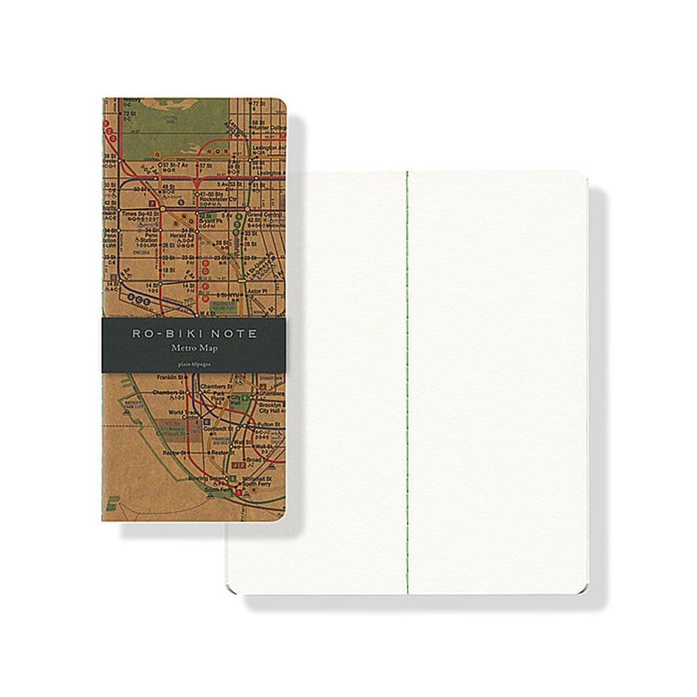 Yamamoto Ro-Biki Notebook - Metro Map Blank