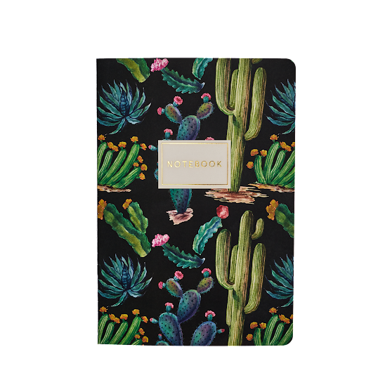 Bruno Visconti - Cactus on Black Notebook