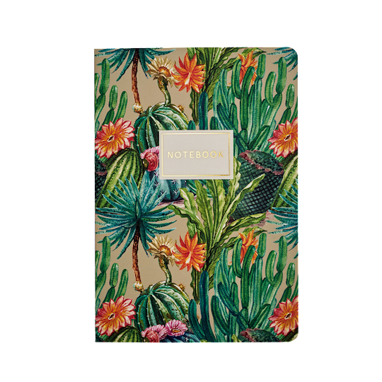 Green Cactus Notebook